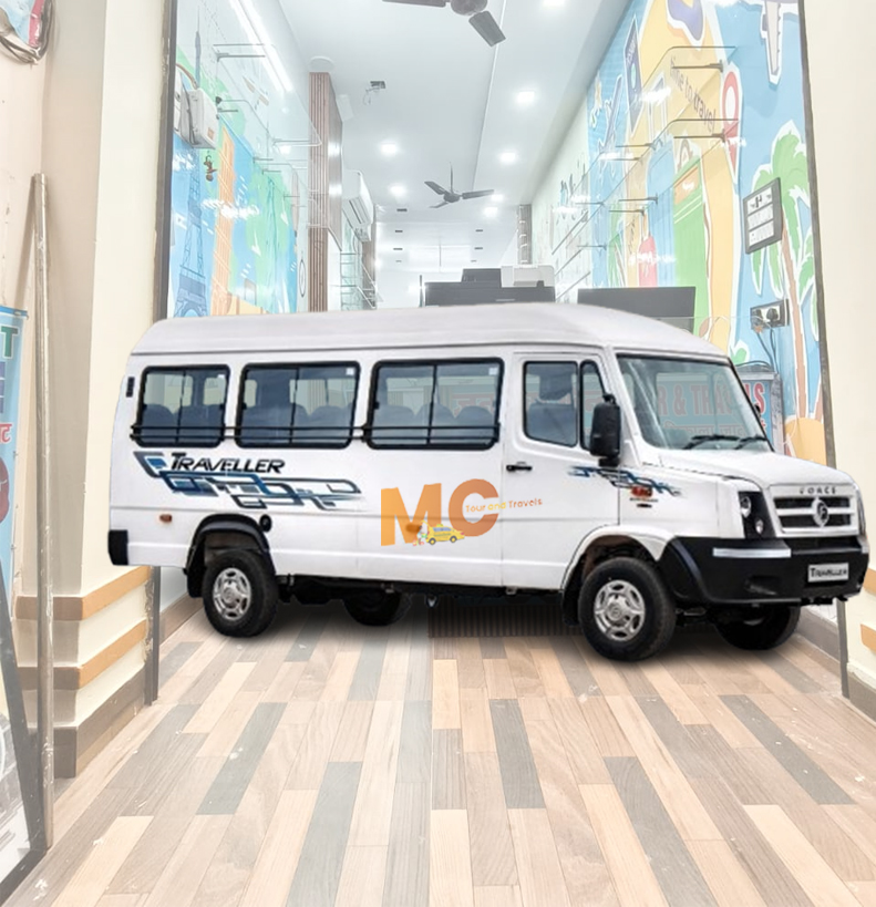 Tempo traveller in Ayodhya